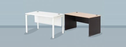 Bureau individuel et d'angle