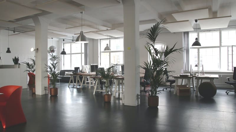 bureaux en open space