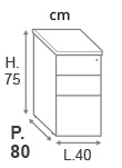 prof. 80 cm