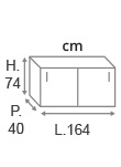 H.74 cm