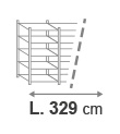 L. 329 cm