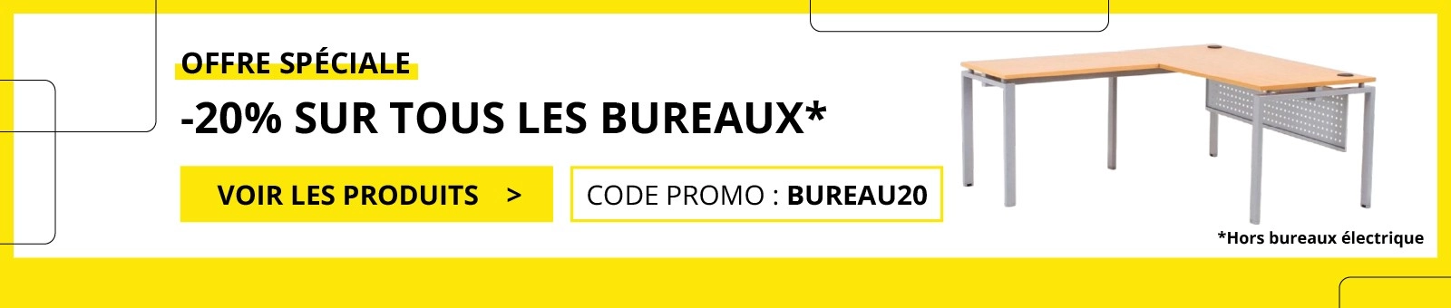 Code promo BUREAU20